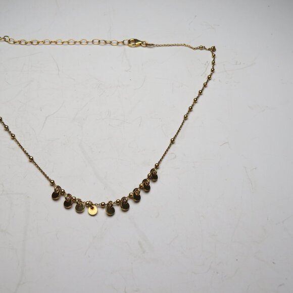 18k *925 Sterling Silver Charm Necklace - Picture 4 of 6